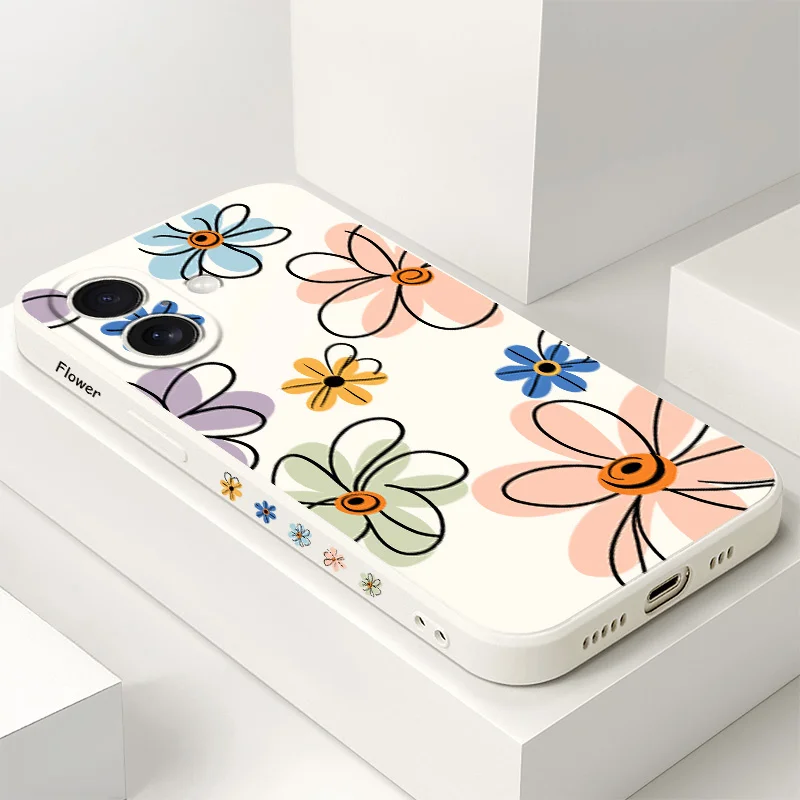 Hoop Flower Phone Case For iPhone 16 16e 15 14 13 12 11 X XR XS Plus Pro Max Mini Silicone Cover
Hoop Flower Phone Case For iPhone 16 16e 15 14 13 12 11 X XR XS Plus Pro Max Mini Silicone Cover