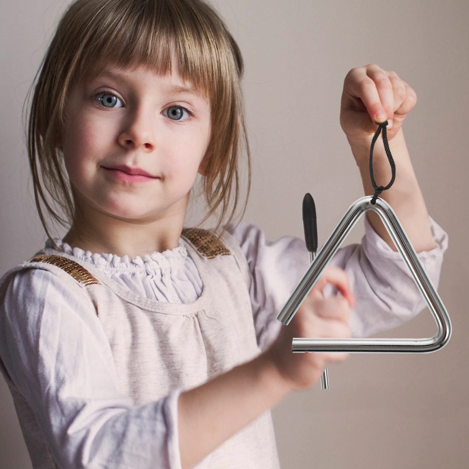 Triangle Instruments Hand Percussion Triangles Stainless Steel Iron Children's Kids Musical
Triangle Instruments Hand Percussion Triangles Stainless Steel Iron Children's Kids Musical