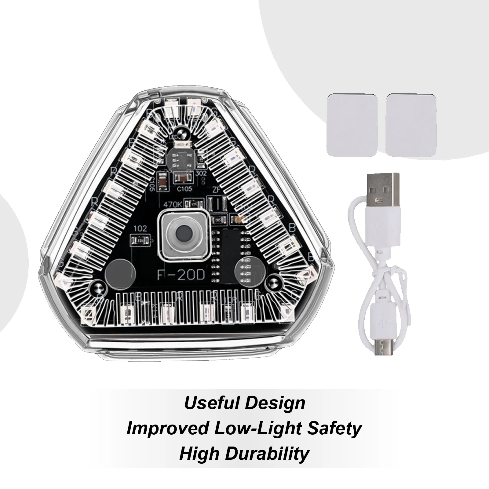 Car Strobe Light Warning Flash Strobe Light Wireless Solar Charging Triangular Shape Lamp For Drone Motorcycle Aircraft Vehicle
Car Strobe Light Warning Flash Strobe Light Wireless Solar Charging Triangular Shape Lamp For Drone Motorcycle Aircraft Vehicle