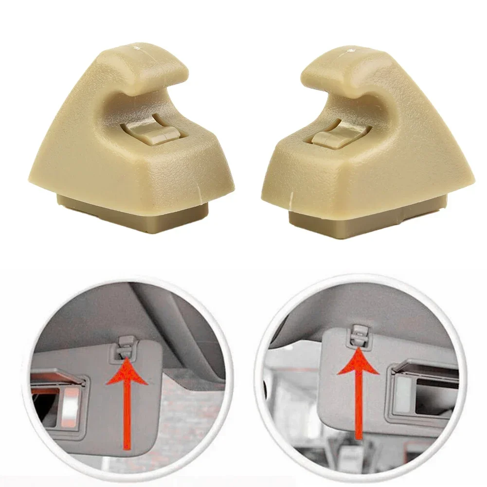 New Sun Visor Support Clip 2Pcs Left& Right Part Replacement Support 95994975 ABS & PC Accessories Fit For G&M
New Sun Visor Support Clip 2Pcs Left& Right Part Replacement Support 95994975 ABS & PC Accessories Fit For G&M
