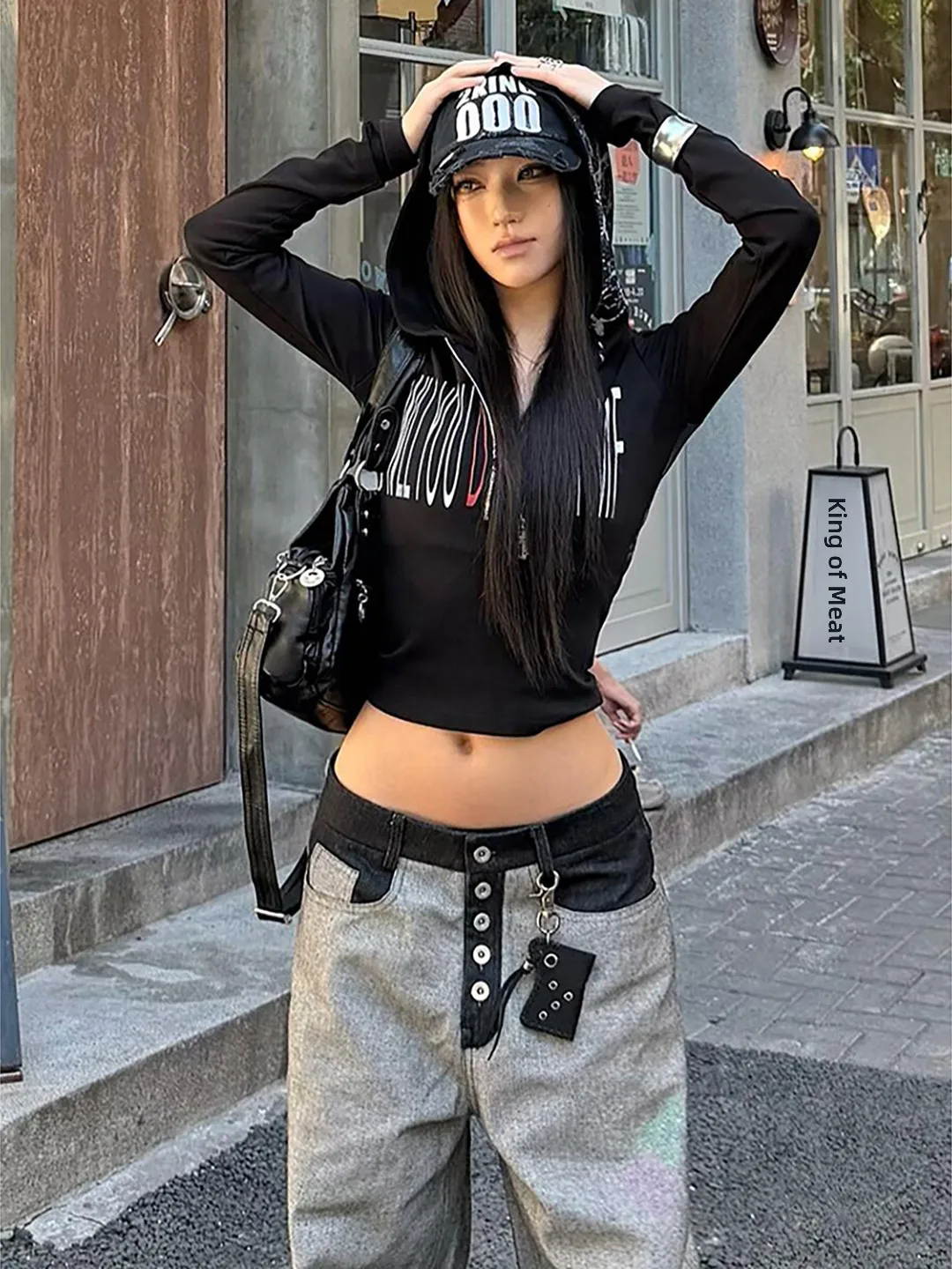 Slim Fit Black Hoodie Women's Long Sleeve T-Shirt Zipper Short Style Early Autumn Fashion Casual Comfortable Streetwear
Slim Fit Black Hoodie Women's Long Sleeve T-Shirt Zipper Short Style Early Autumn Fashion Casual Comfortable Streetwear