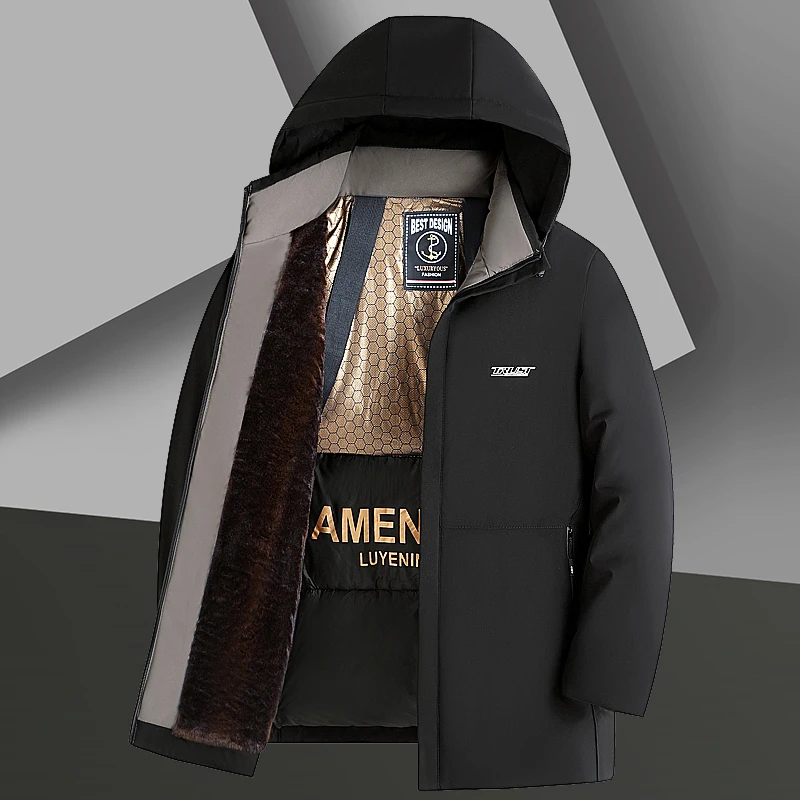 New Cross-Border Fleece-Lined Jacket Hooded Long Sleeve Sportswear Casual Autumn Winter Pile Hooded Parkas Men's Jacket
New Cross-Border Fleece-Lined Jacket Hooded Long Sleeve Sportswear Casual Autumn Winter Pile Hooded Parkas Men's Jacket