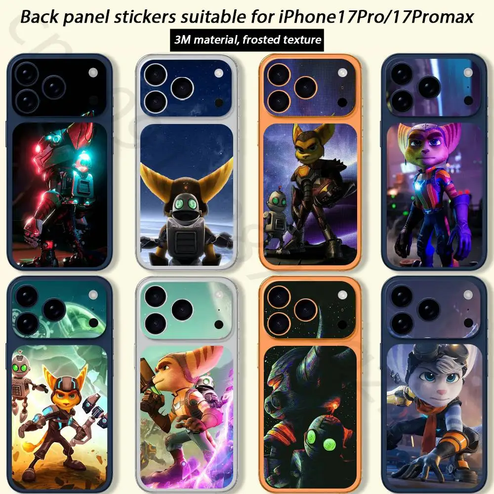 R-Ratchet Clank TICKET Decal Skin Wrap for iPhone 17 Pro/Pro max Protective Film for Back, Frame, Camera
R-Ratchet Clank TICKET Decal Skin Wrap for iPhone 17 Pro/Pro max Protective Film for Back, Frame, Camera