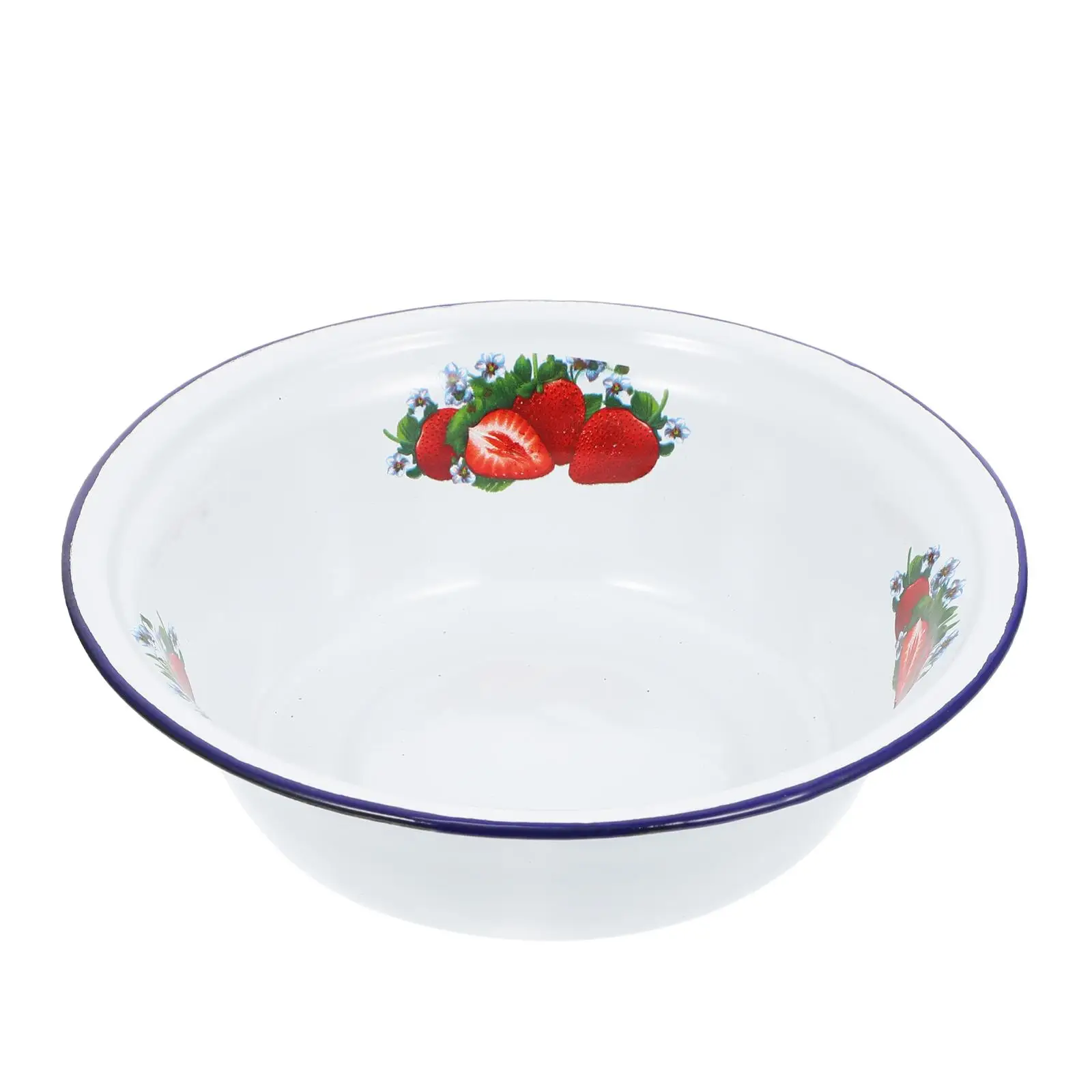 Enamel Soup Bowl Retro Kitchenware Material Smooth Edges Food Storage Porcelain Mixing Bowls Tableware Set Salad Bowl
Enamel Soup Bowl Retro Kitchenware Material Smooth Edges Food Storage Porcelain Mixing Bowls Tableware Set Salad Bowl