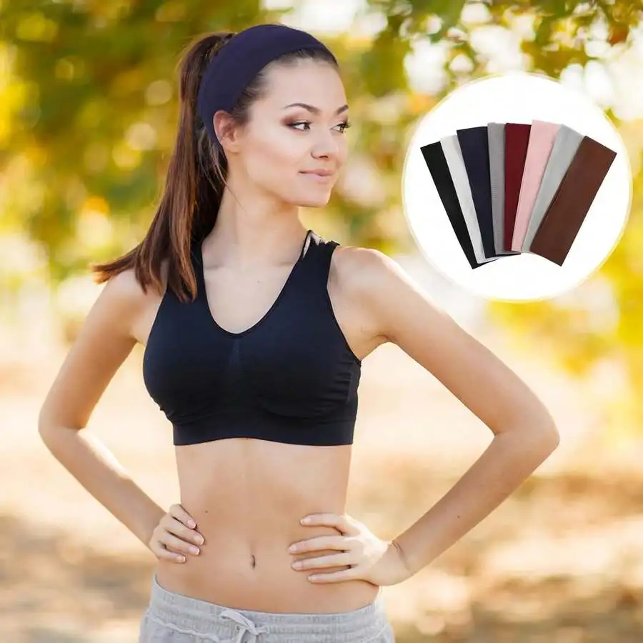 Women Elastic Sports Headbands Soft Non-Slip Sweat Wraps For Yoga Running Workout
Women Elastic Sports Headbands Soft Non-Slip Sweat Wraps For Yoga Running Workout
