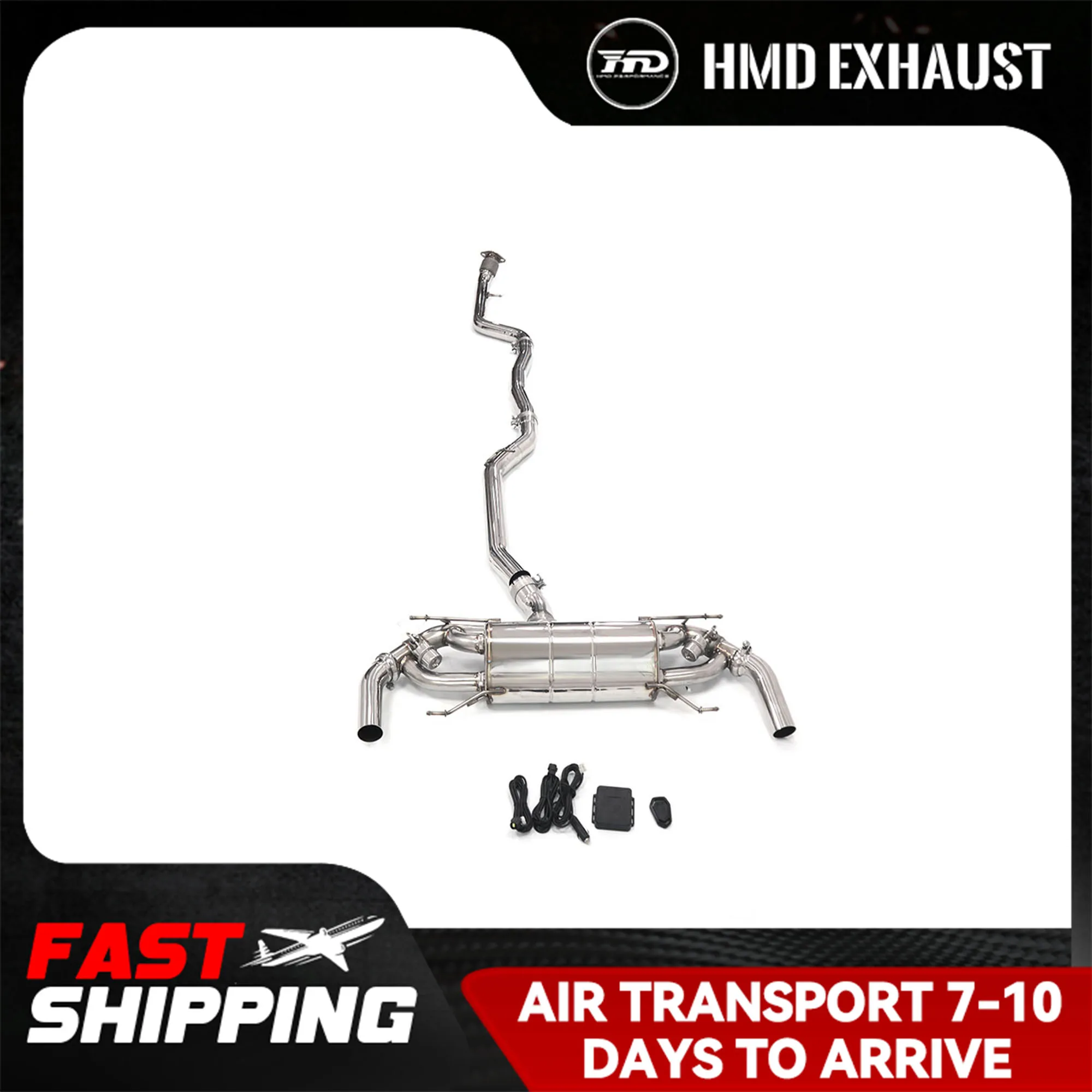 HMD Stainless Steel Exhaust Catback for Alfa Romeo Giulia 2.0T Electronic Valve Muffler with Remote Control
HMD Stainless Steel Exhaust Catback for Alfa Romeo Giulia 2.0T Electronic Valve Muffler with Remote Control