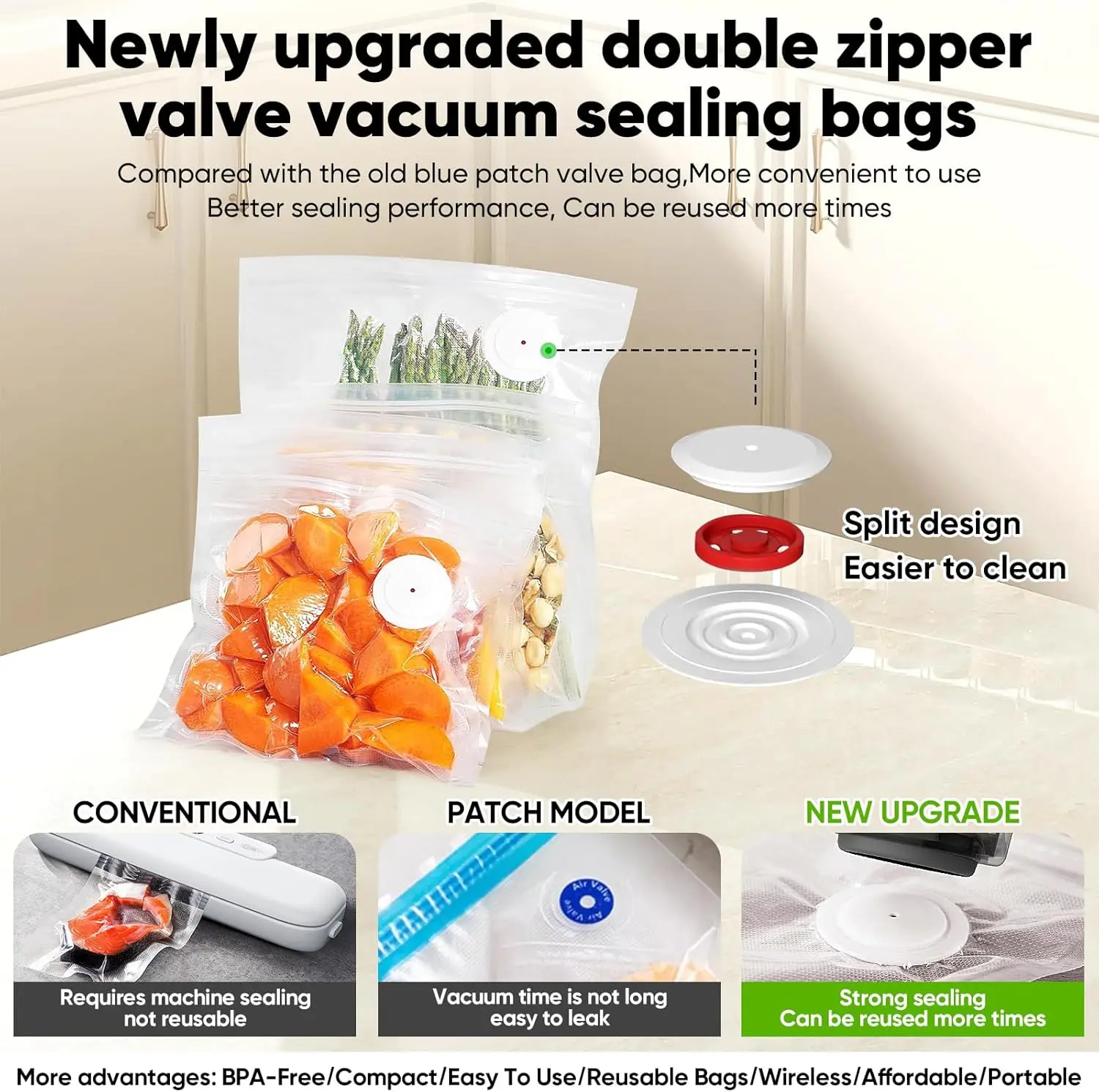 Вакуумный упаковщик Food Saver с 30 пакетами, компактный вакуумный упаковщик с прозрачным резервуаром для воды, портативный ручной прибор
Вакуумный упаковщик Food Saver с 30 пакетами, компактный вакуумный упаковщик с прозрачным резервуаром для воды, портативный ручной прибор