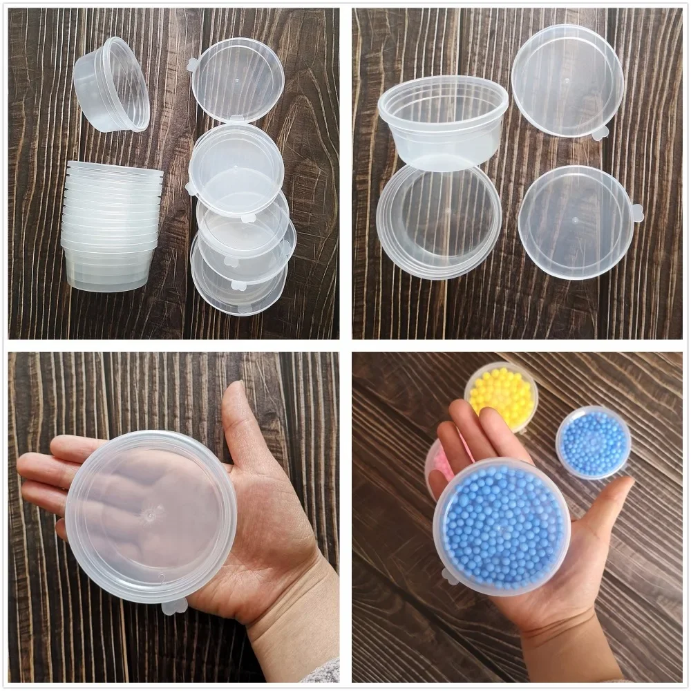 5 Boxes Capacity 40g Slime Beads Storage Plastic Color Plasticine Clear Containers Glue Putty Foam Balls Storage Boxes
5 Boxes Capacity 40g Slime Beads Storage Plastic Color Plasticine Clear Containers Glue Putty Foam Balls Storage Boxes