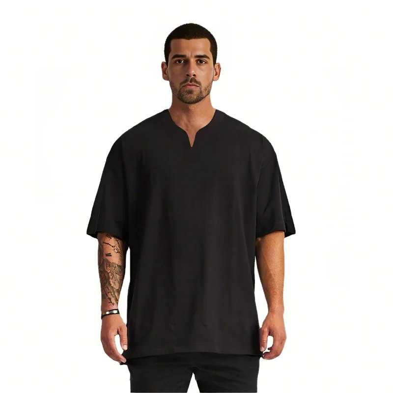 Oversized V Neck Dropped Shoulders Running T-shirts Mens Loose Half Sleeve Sport T Shirt Gym Clothing Fitness Bodybuilding Shirt
Oversized V Neck Dropped Shoulders Running T-shirts Mens Loose Half Sleeve Sport T Shirt Gym Clothing Fitness Bodybuilding Shirt
