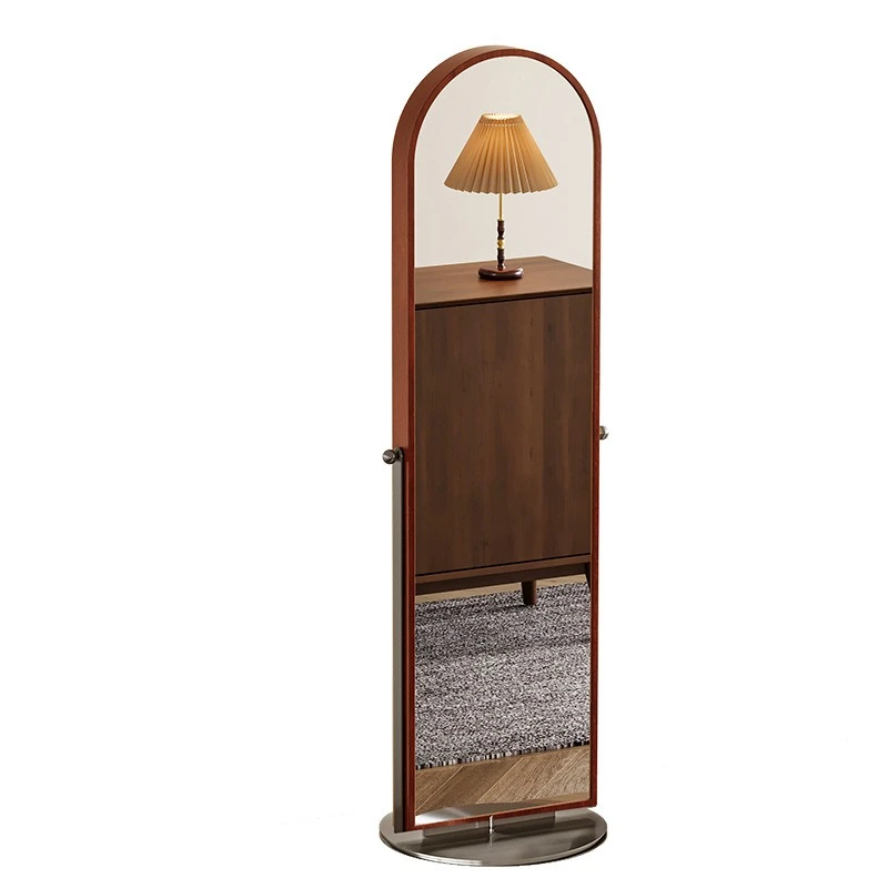 Vintage Floor Mirror Advanced Sense Mobile Rotating Full-length Multifunctional Magazine Shelf Bookshelf Stainless Steel
Vintage Floor Mirror Advanced Sense Mobile Rotating Full-length Multifunctional Magazine Shelf Bookshelf Stainless Steel