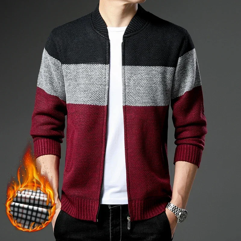 2024 New Mens Fleece Thick Cardigan Autumn Winter Knitted Sweaters Male Cardigans Slim Fit Luxury Brand Cold Sweater Coat Jacket
2024 New Mens Fleece Thick Cardigan Autumn Winter Knitted Sweaters Male Cardigans Slim Fit Luxury Brand Cold Sweater Coat Jacket
