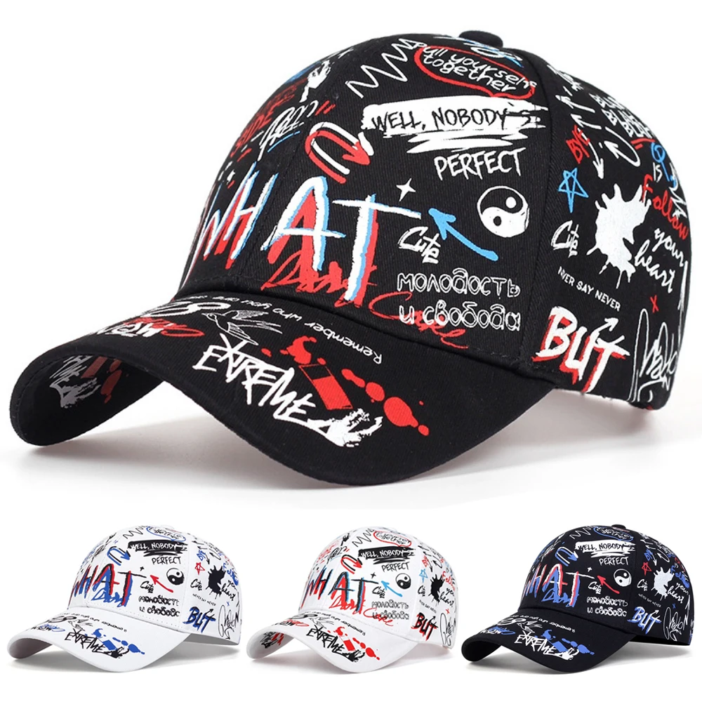 Fashion New Unisex Letter Graffiti Printing Snapback Baseball Caps Spring and Autumn Outdoor Adjustable Casual Hat Sunscreen Hat
Fashion New Unisex Letter Graffiti Printing Snapback Baseball Caps Spring and Autumn Outdoor Adjustable Casual Hat Sunscreen Hat