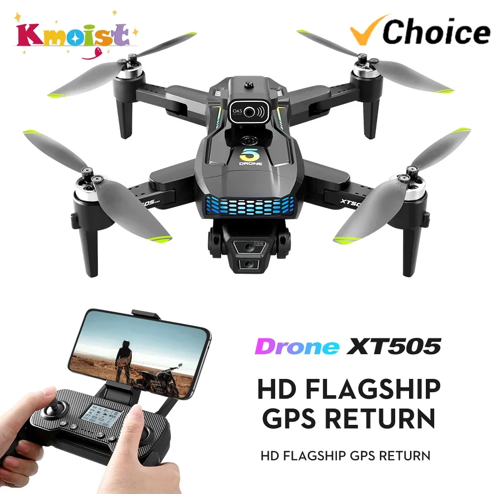 Новый XT505 GPS Дрон 8K Профессиональная двойная камера 5G WIFI FPV Оптический поток Предотвращение препятствий Бесщеточный двигатель Квадрокоптер RC Дрон
Новый XT505 GPS Дрон 8K Профессиональная двойная камера 5G WIFI FPV Оптический поток Предотвращение препятствий Бесщеточный двигатель Квадрокоптер RC Дрон