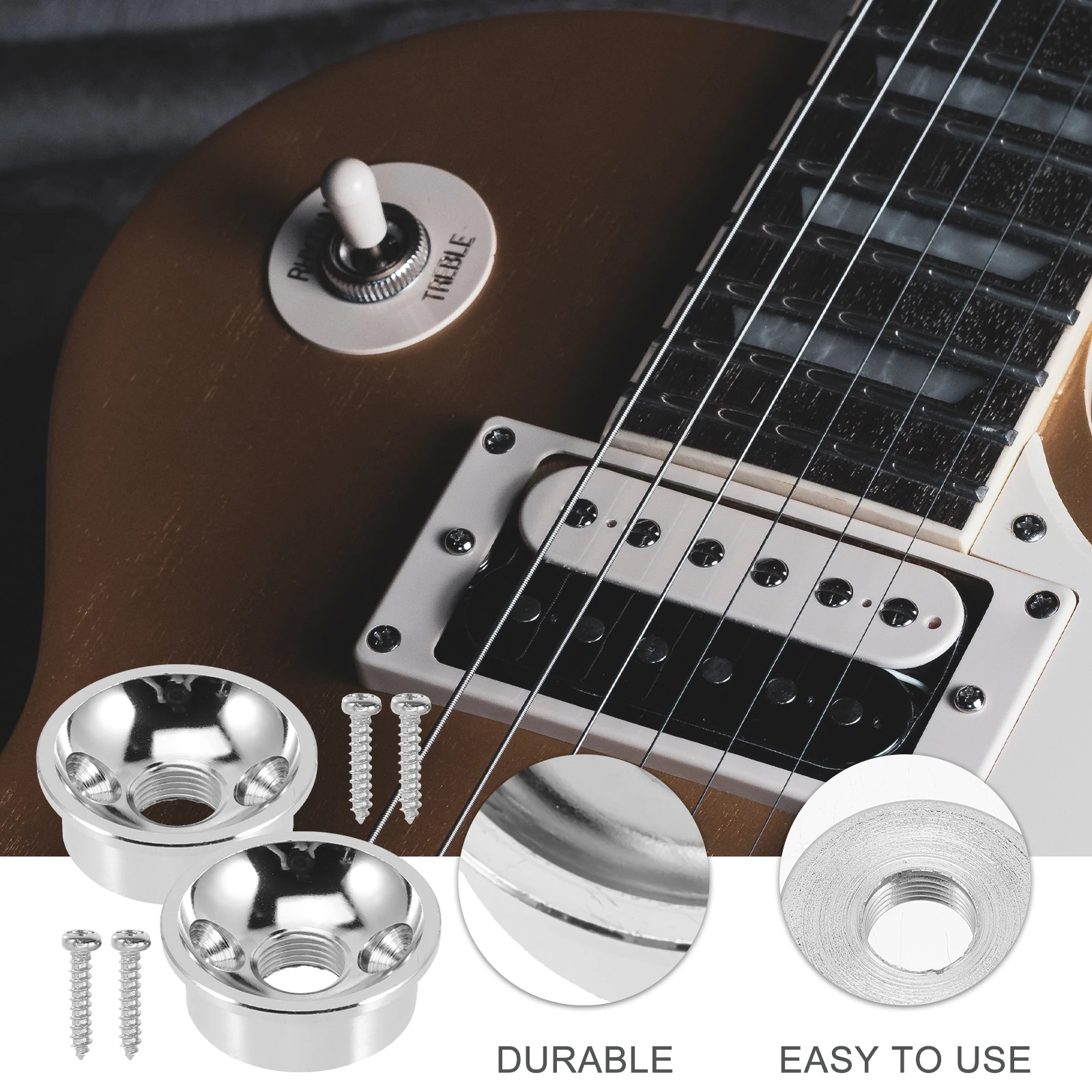 2 Sets Jack Fixer Guitar Plate Output Socket Plates Electric Jackplate Metal Input for
2 Sets Jack Fixer Guitar Plate Output Socket Plates Electric Jackplate Metal Input for