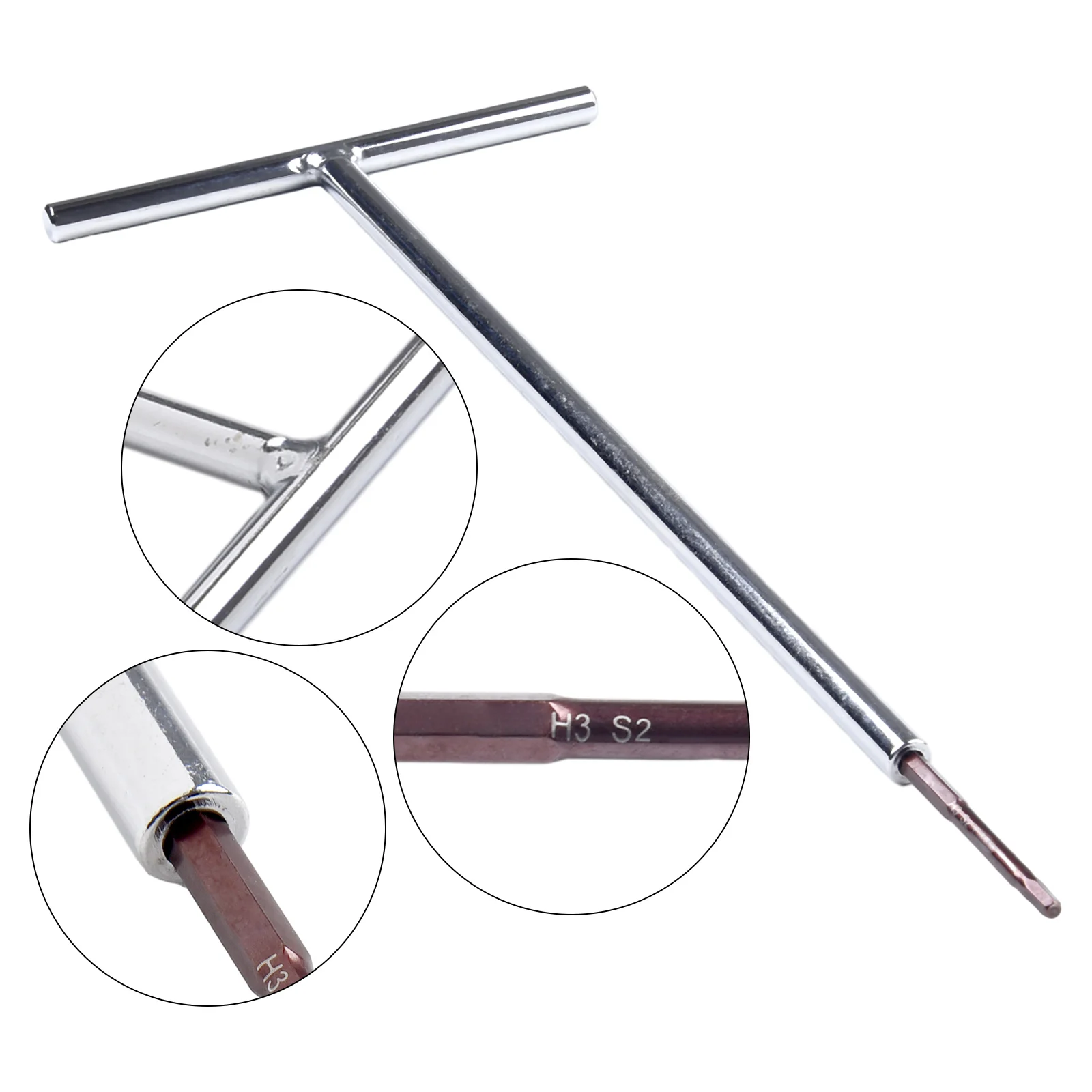 T-shaped Hex Wrench H3/H4/H5/H6/T20/T25/T27/T30/T35/T40 Alloy Steel Torx Screwdriver Key Wrench Inner Spanner Hand Repair Tool
T-shaped Hex Wrench H3/H4/H5/H6/T20/T25/T27/T30/T35/T40 Alloy Steel Torx Screwdriver Key Wrench Inner Spanner Hand Repair Tool