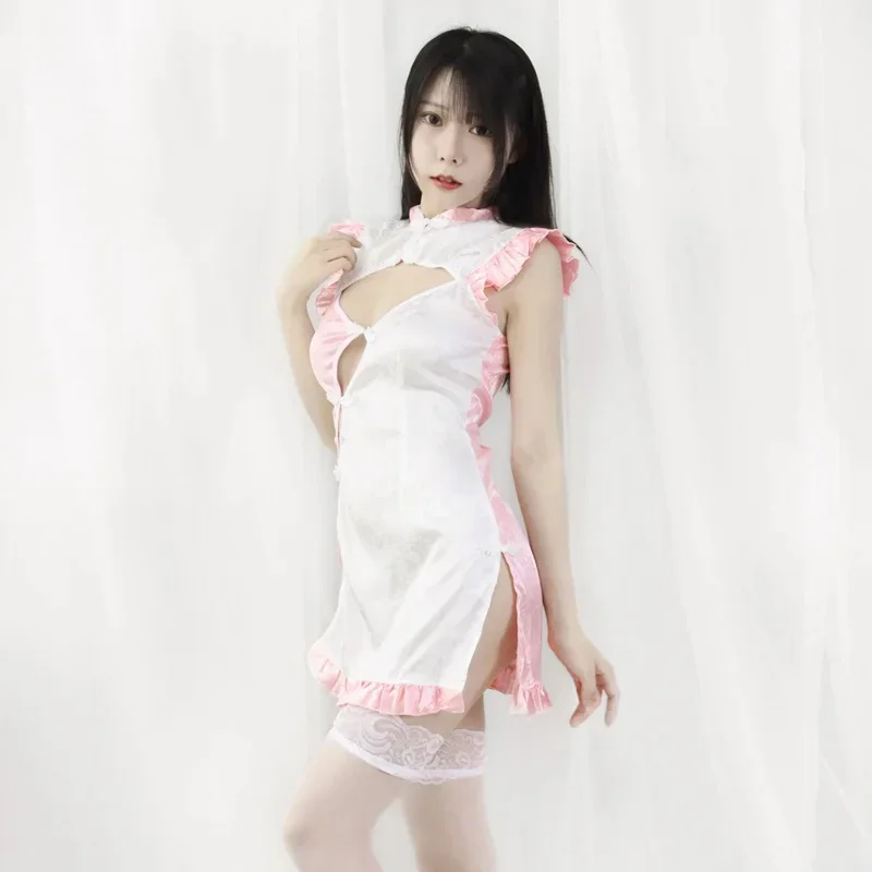 EE01 аниме девушка розовый белый конст Cheongsam платье Cheongsam косплей костюм женская ночная рубашка с полой грудью пижамы нижнее белье 0Ww
EE01 аниме девушка розовый белый конст Cheongsam платье Cheongsam косплей костюм женская ночная рубашка с полой грудью пижамы нижнее белье 0Ww