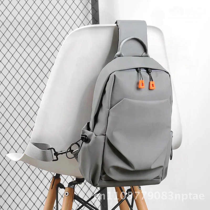 Men's Korean Fashion Chest Bag Cool Shoulder Messenger Multi-Functional Leisure PU Leather Durable Solid Color Street Style
Men's Korean Fashion Chest Bag Cool Shoulder Messenger Multi-Functional Leisure PU Leather Durable Solid Color Street Style