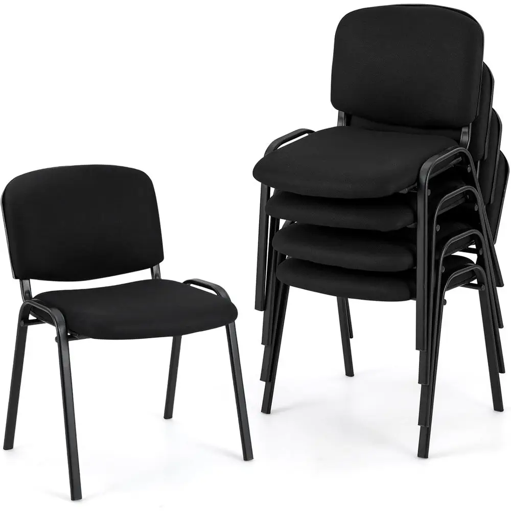5-Piece Ergonomic Upholstered Seat Conference Chairs with Stackable Design for Home and Office, Waiting Rooms
5-Piece Ergonomic Upholstered Seat Conference Chairs with Stackable Design for Home and Office, Waiting Rooms