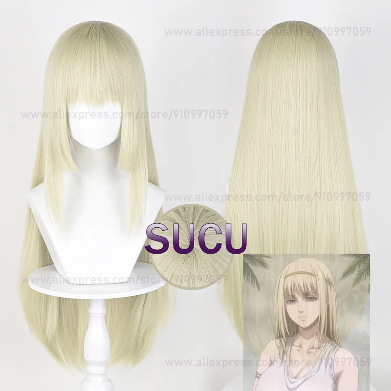Ymir Cosplay Wig 70cm Long Anime Hair Heat Resistant Synthetic Hair Halloween Wigs + Wig Cap
Ymir Cosplay Wig 70cm Long Anime Hair Heat Resistant Synthetic Hair Halloween Wigs + Wig Cap