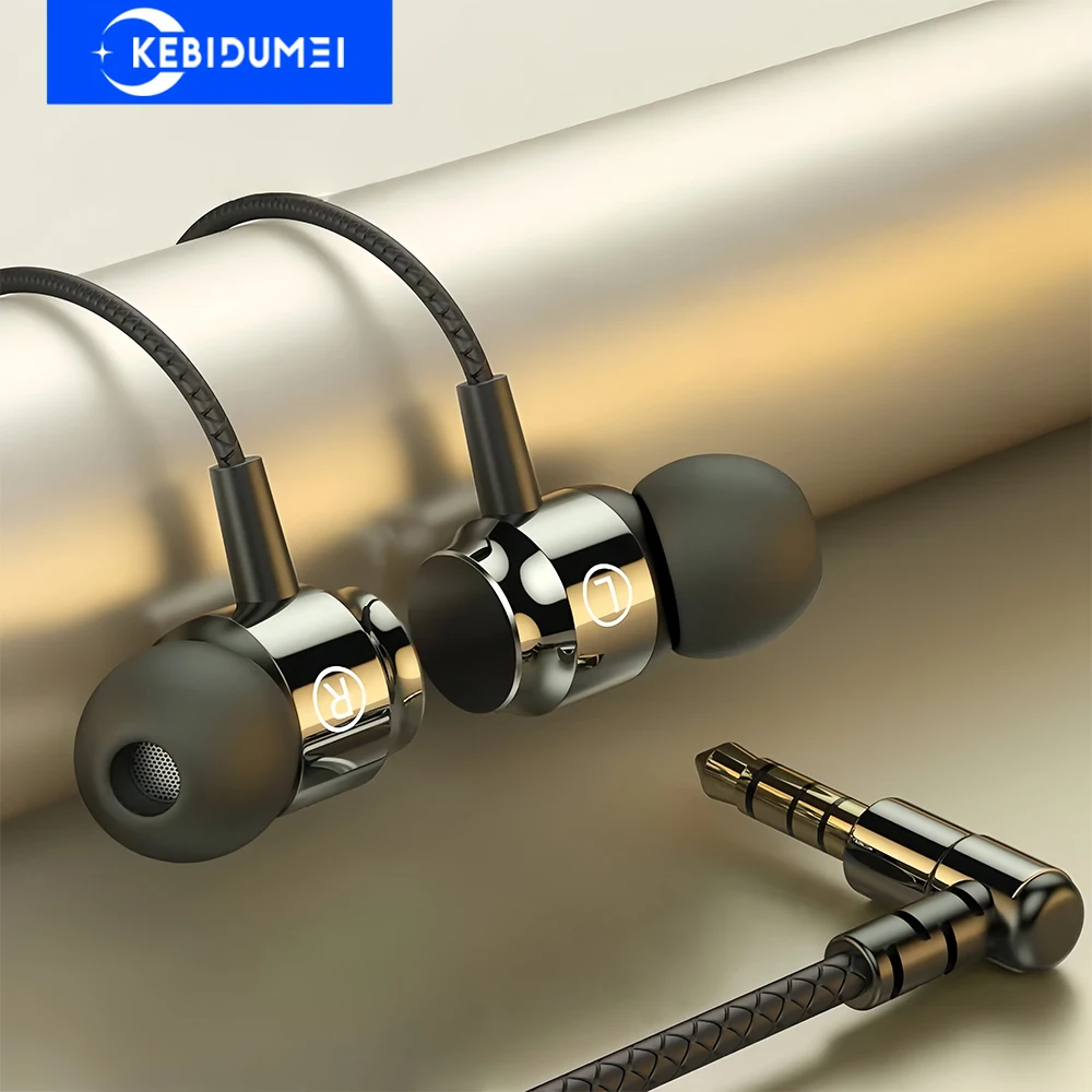 L Bending Wired Earphones 3.5mm Wired Headphones in-ear Earbuds with Mic HiFi Stereo Gaming Headsets for Xiaomi iPhone Samsung
L Bending Wired Earphones 3.5mm Wired Headphones in-ear Earbuds with Mic HiFi Stereo Gaming Headsets for Xiaomi iPhone Samsung
