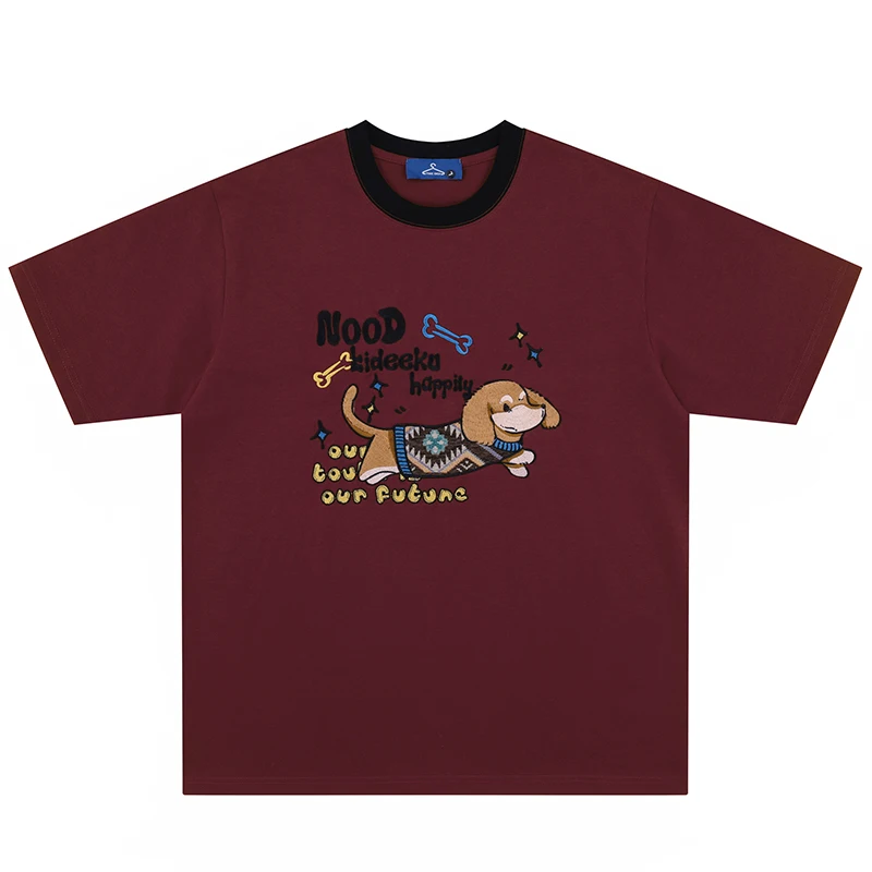 Summer Mens Short Sleeve Tshirts Hip Hop Dog Embroidery Graphic T-Shirts Streetwear Harajuku Casual Cotton Tops Tees Clothing
Summer Mens Short Sleeve Tshirts Hip Hop Dog Embroidery Graphic T-Shirts Streetwear Harajuku Casual Cotton Tops Tees Clothing