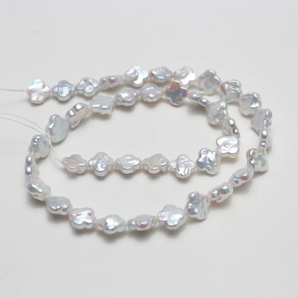 9x9mm5A Natural Freshwater White Four-Leaf Clover Baroque Pearl Bead Jewelry Make DIY Necklace Bracelet Accessories Wedding Gift 
9x9mm5A Natural Freshwater White Four-Leaf Clover Baroque Pearl Bead Jewelry Make DIY Necklace Bracelet Accessories Wedding Gift