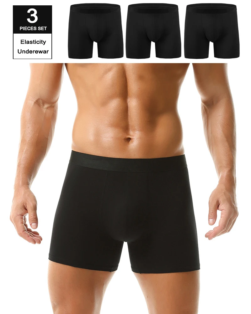 3PCS Men's Sports Underwear, Men's Summer Quick-drying, Lengthened, Anti-friction Legs, Enlarged, Plump, Loose Men Underpants
3PCS Men's Sports Underwear, Men's Summer Quick-drying, Lengthened, Anti-friction Legs, Enlarged, Plump, Loose Men Underpants