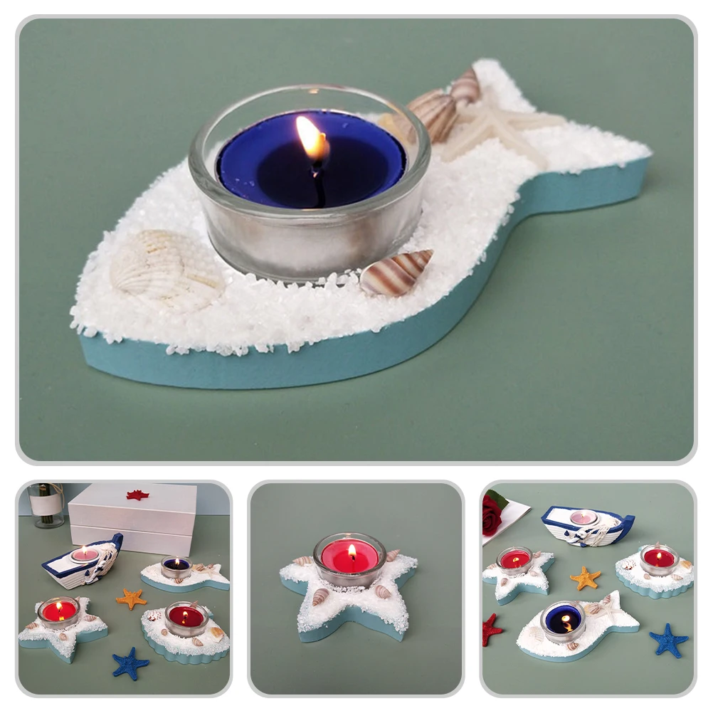 2 Pcs Fish Shaped Holders Coastal Decor Silver Home Ornaments Table Bronze Nautical Theme Candlestick 
2 Pcs Fish Shaped Holders Coastal Decor Silver Home Ornaments Table Bronze Nautical Theme Candlestick