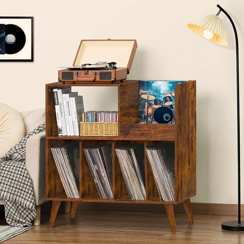 Turntable Stand with Storage, Large Record Player Stand, Vinyl Record Holder with Display Area
Turntable Stand with Storage, Large Record Player Stand, Vinyl Record Holder with Display Area