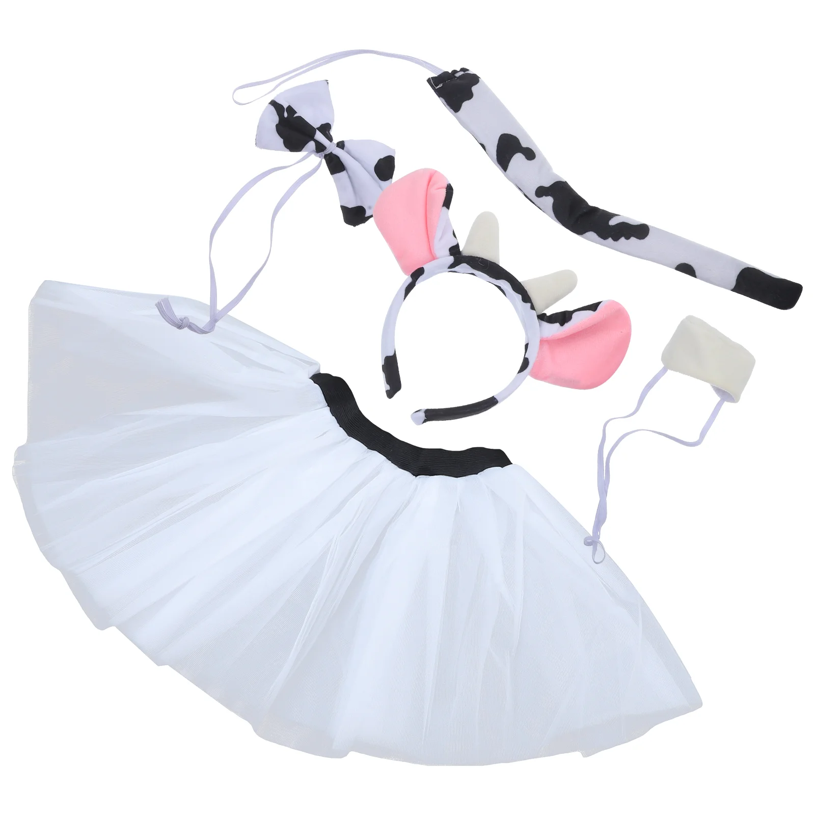 Cow Headband Set Lightweight Costume Accessories Tail Animal Ear Halloween Supplies Cloth Ears Horns
Cow Headband Set Lightweight Costume Accessories Tail Animal Ear Halloween Supplies Cloth Ears Horns