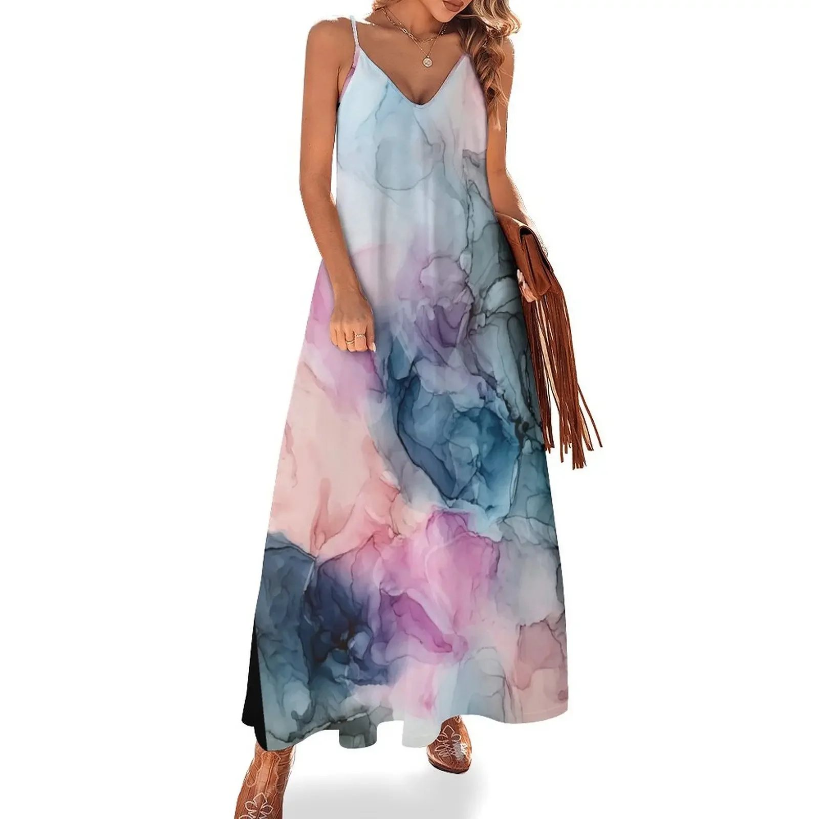 Heavenly Pastels 1: Original Abstract Ink Painting Sleeveless Dress summer dress korean women womens dress
Heavenly Pastels 1: Original Abstract Ink Painting Sleeveless Dress summer dress korean women womens dress