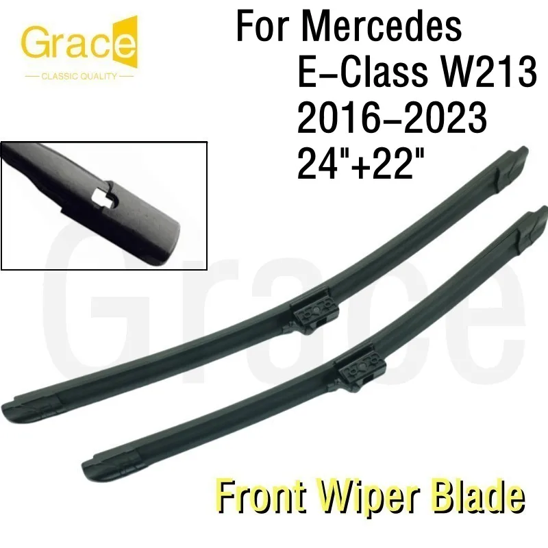 Wiper Blade For Mercedes E-Class W213 24"+22“ Car Windshield Windscreen Rubber 2016 2017 2018 2019 2020 2021 2022 2023
Wiper Blade For Mercedes E-Class W213 24"+22“ Car Windshield Windscreen Rubber 2016 2017 2018 2019 2020 2021 2022 2023