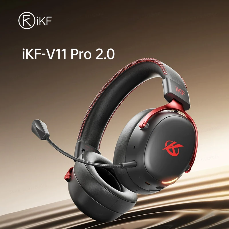 iKF V11 Pro2.0/MAX four-mode connectivity gaming over-ear headphones, wireless Bluetooth Delta long-lasting battery headphones
iKF V11 Pro2.0/MAX four-mode connectivity gaming over-ear headphones, wireless Bluetooth Delta long-lasting battery headphones