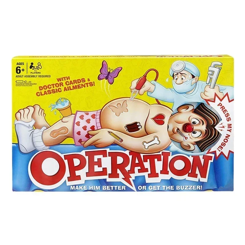 Funny Children's Operation Game Sound Enhanced Fun Ideal Party Entertainment Improving Dexterity and Coordination
Funny Children's Operation Game Sound Enhanced Fun Ideal Party Entertainment Improving Dexterity and Coordination
