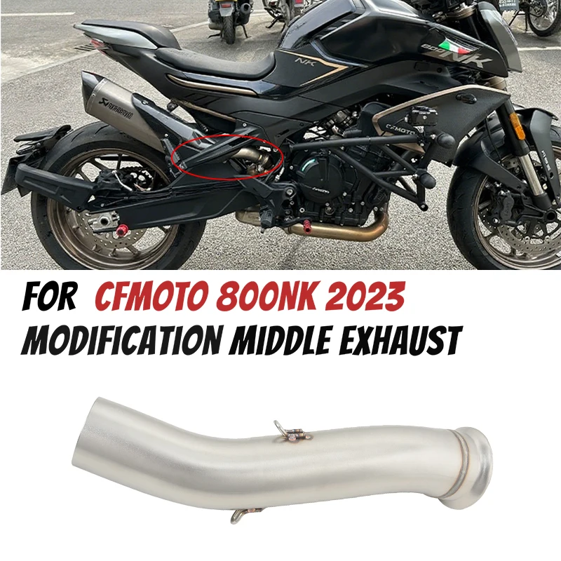 Для CFMOTO 800NK 800 NK 2023 мотоциклетная выхлопная труба Connect 51 мм из нержавеющей стали, выхлопная труба среднего звена
Для CFMOTO 800NK 800 NK 2023 мотоциклетная выхлопная труба Connect 51 мм из нержавеющей стали, выхлопная труба среднего звена