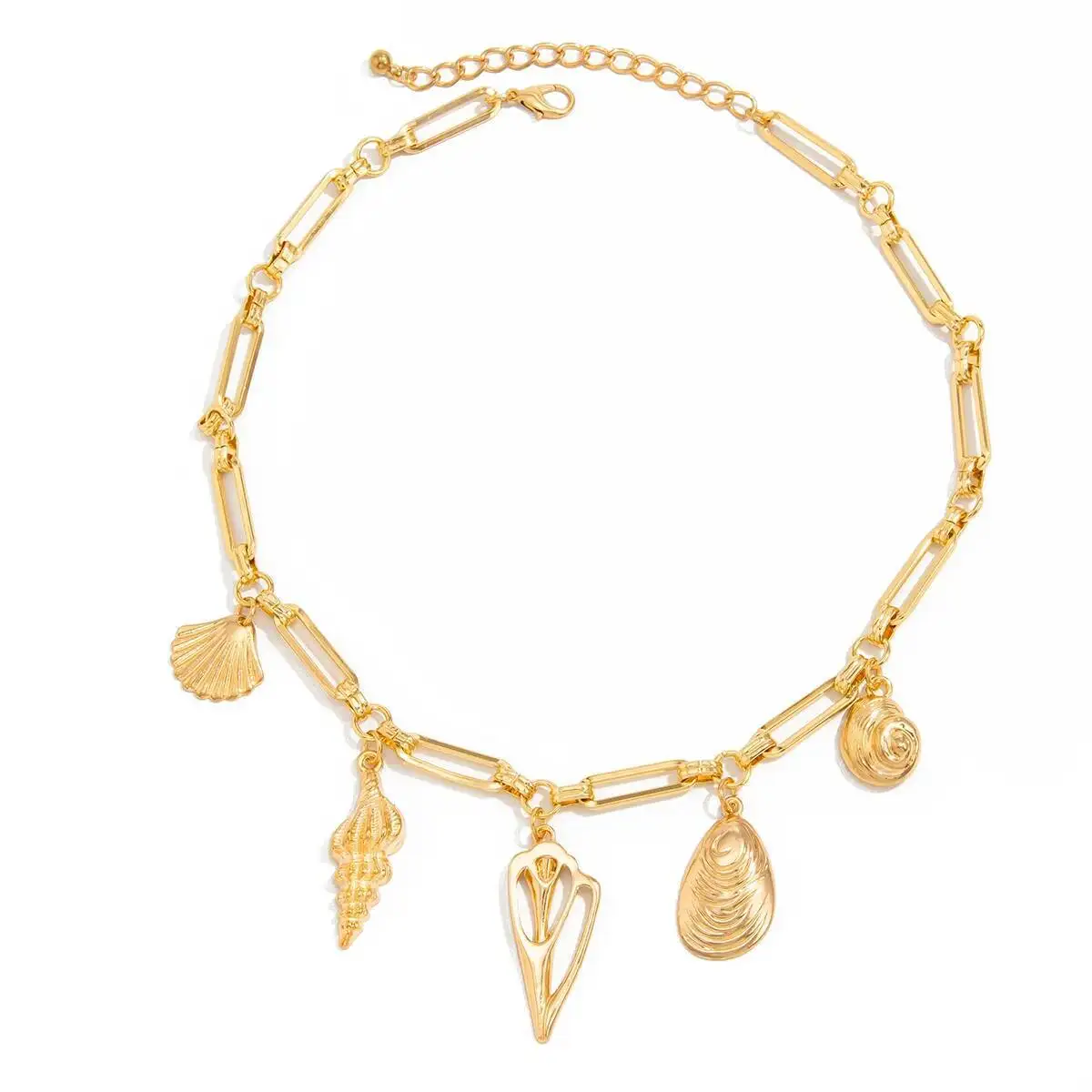 Ingemark Vintage Gold Color Conch scallop Pendant Necklace Women Punk Exquisite Elegant Metal Clavicle Chain Party Jewelry Gift
Ingemark Vintage Gold Color Conch scallop Pendant Necklace Women Punk Exquisite Elegant Metal Clavicle Chain Party Jewelry Gift