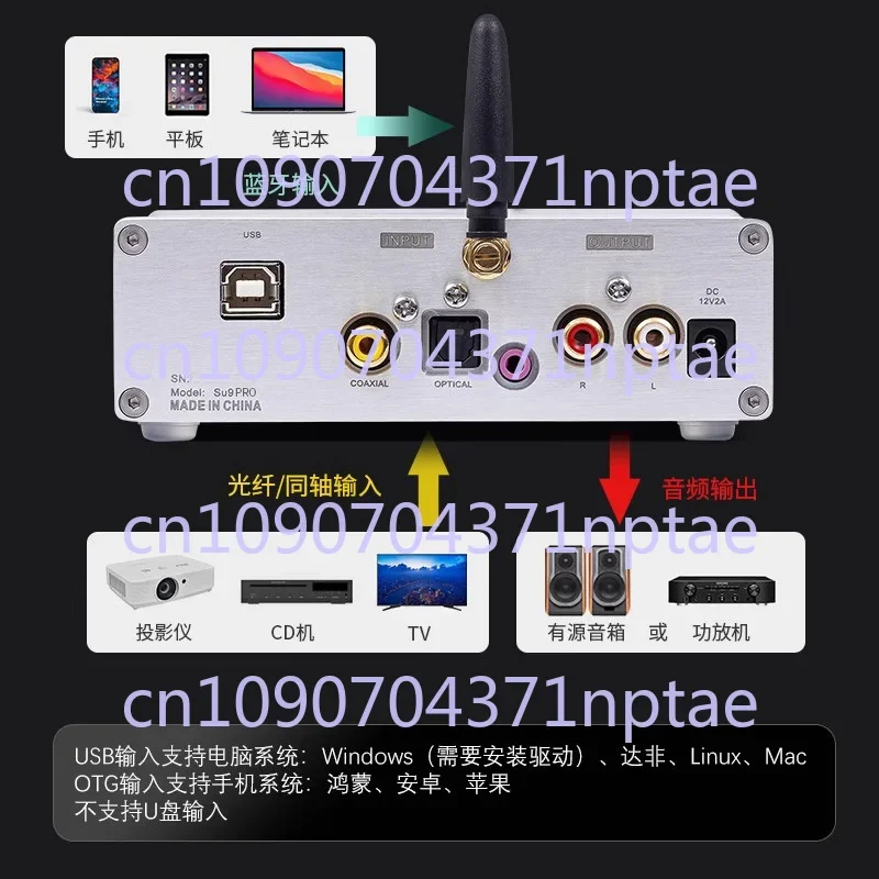 SU9PRO двухъядерный ES9038 Bluetooth 5.4 USB-декодер HIFI Fever ЦАП усилитель гарнитуры DSD512
SU9PRO двухъядерный ES9038 Bluetooth 5.4 USB-декодер HIFI Fever ЦАП усилитель гарнитуры DSD512