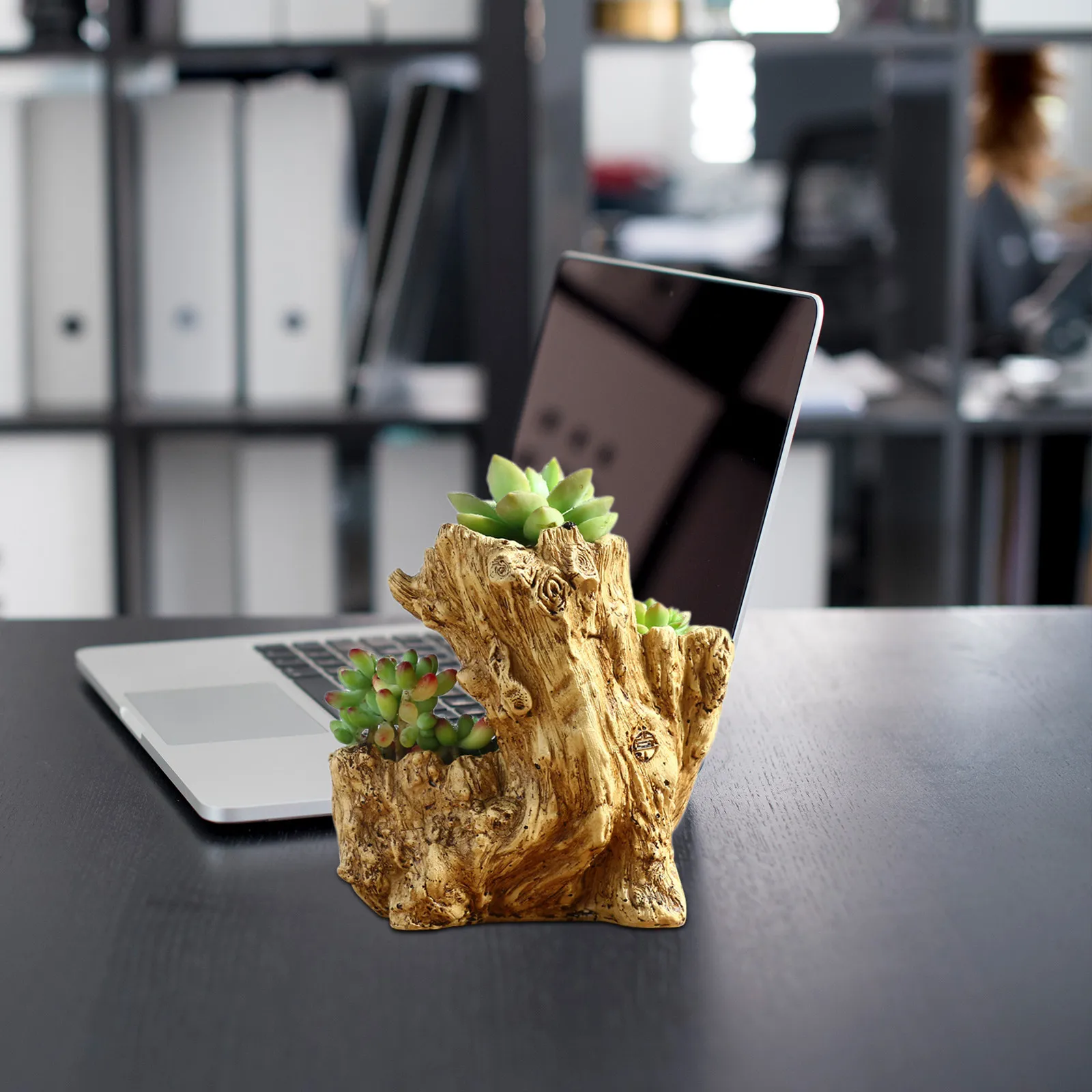 Resin Simulation Tree Root Flower Pot Desktop Plant Container for Succulents Cacti Bonsai Home Interior Exterior Decoration
Resin Simulation Tree Root Flower Pot Desktop Plant Container for Succulents Cacti Bonsai Home Interior Exterior Decoration