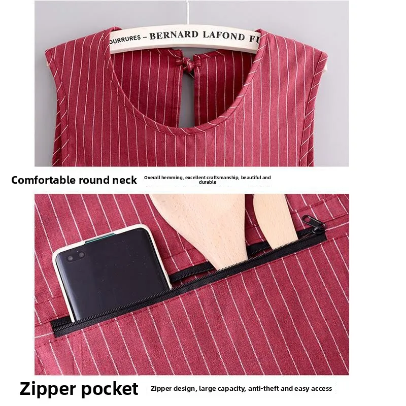 Женский модный хлопковый фартук, дышащий кухонный фартук для приготовления пищи, тонкий летний дизайн, универсальный размер для домашнего использования, один размер
Женский модный хлопковый фартук, дышащий кухонный фартук для приготовления пищи, тонкий летний дизайн, универсальный размер для домашнего использования, один размер