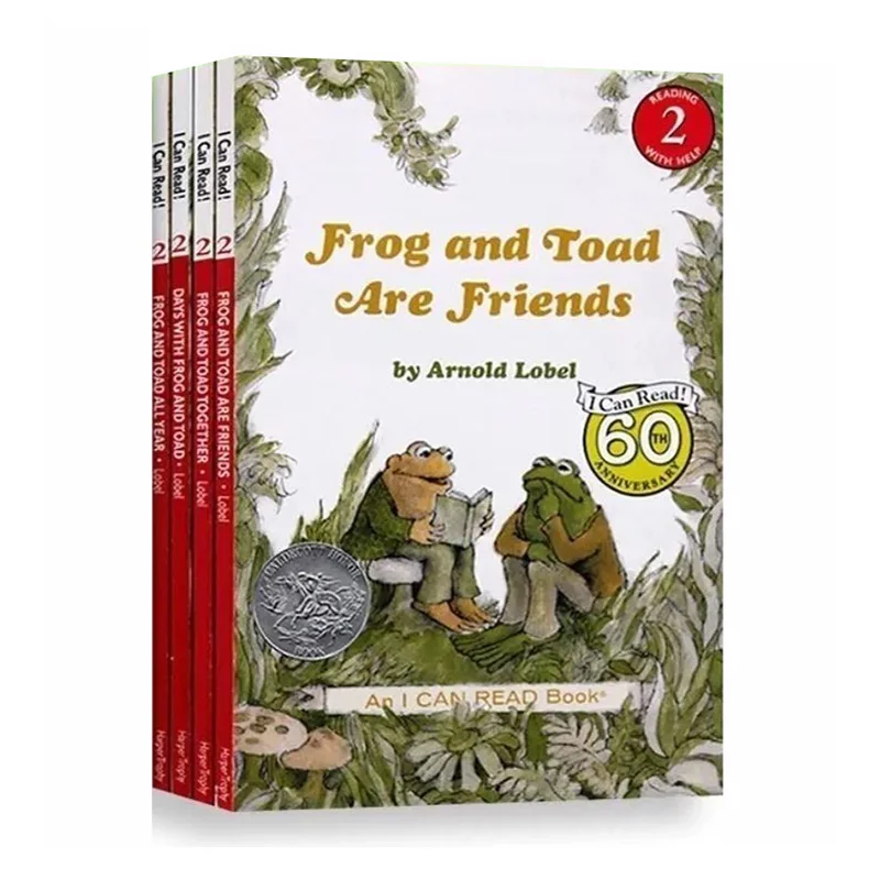 4 Books/Set I Can Read Frog and Toad Are Friends Kids Children English Picture Storybook Age 4-8 Years
4 Books/Set I Can Read Frog and Toad Are Friends Kids Children English Picture Storybook Age 4-8 Years