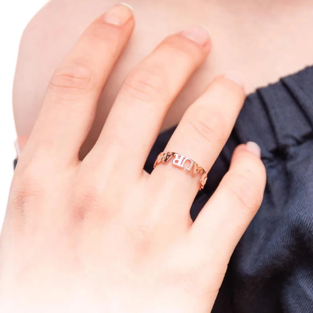 Chain ring name ring, Customized name ring, Personalized ring, Personalized gift
Chain ring name ring, Customized name ring, Personalized ring, Personalized gift