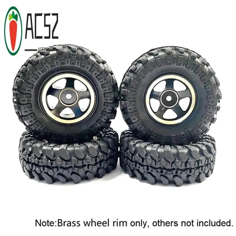AC52-4PCS Brass 1.0 Beadlock Wheel Rim Wheel Hub Counterweight For Axial SCX24 1/24 RC Crawler Car Upgrades Accessories Black
AC52-4PCS Brass 1.0 Beadlock Wheel Rim Wheel Hub Counterweight For Axial SCX24 1/24 RC Crawler Car Upgrades Accessories Black