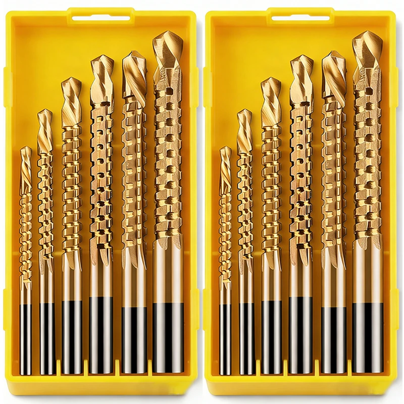 12/3PCS High-speed Steel Hole Drilling Bit Hexagonal Handle Twist Drill Straight Slot Saw Set Slotting Cutting Hole Opening Tool
12/3PCS High-speed Steel Hole Drilling Bit Hexagonal Handle Twist Drill Straight Slot Saw Set Slotting Cutting Hole Opening Tool