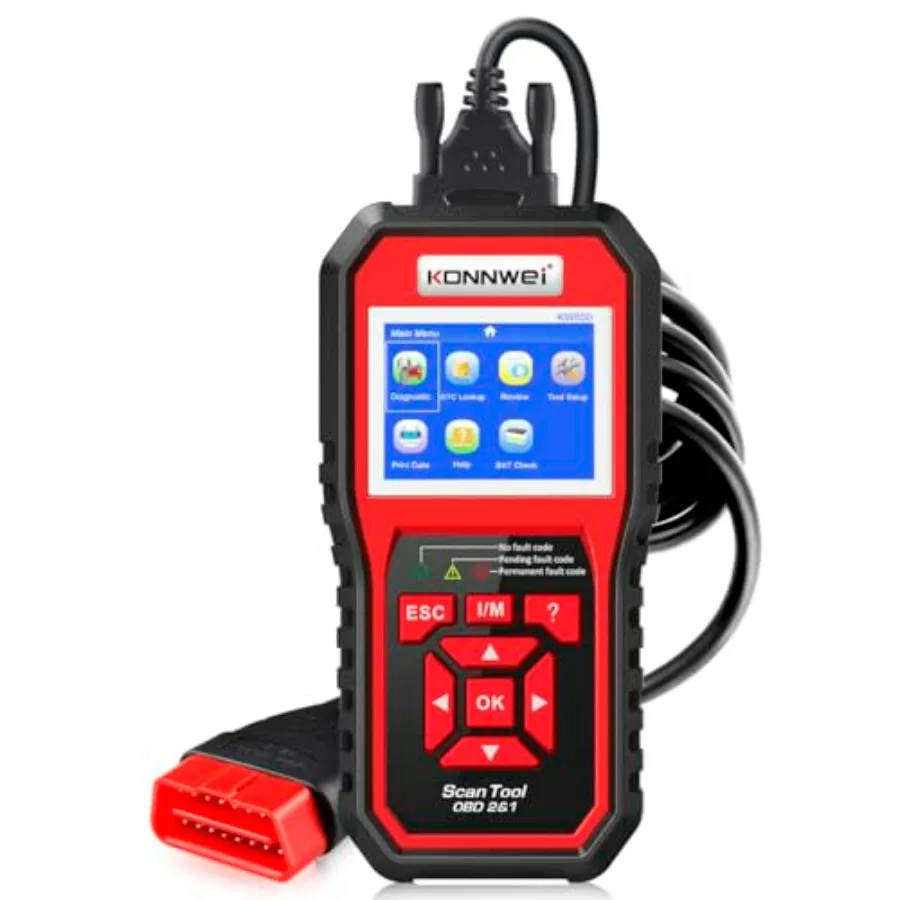 Профессиональный диагностический сканер KW850 OBD2 для автомобилей с диагностической системой OBD II (после 1996 года выпуска)
Профессиональный диагностический сканер KW850 OBD2 для автомобилей с диагностической системой OBD II (после 1996 года выпуска)