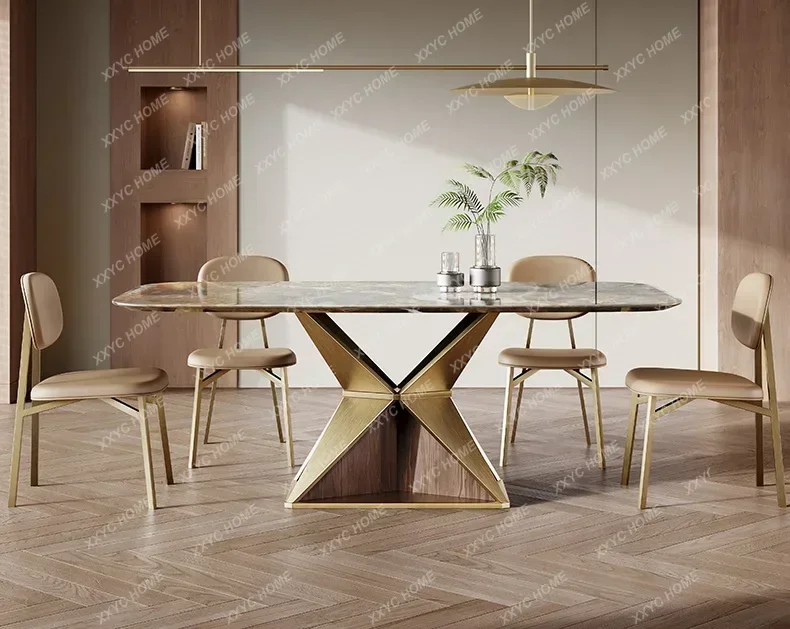 LJYFish belly blue natural marble dining table modern simple light luxury rectangular dining table
LJYFish belly blue natural marble dining table modern simple light luxury rectangular dining table