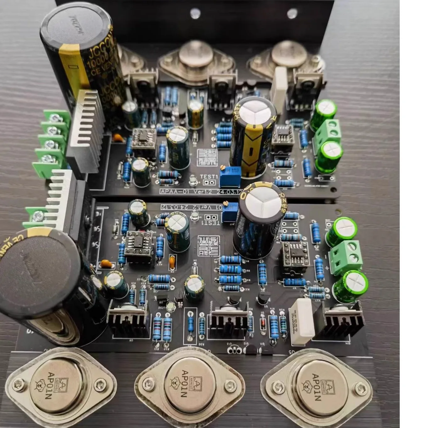 APAA Single-ended Class A Amplifier Board Gold Sealed Transistors Adjustable Tone Better than 1969
APAA Single-ended Class A Amplifier Board Gold Sealed Transistors Adjustable Tone Better than 1969