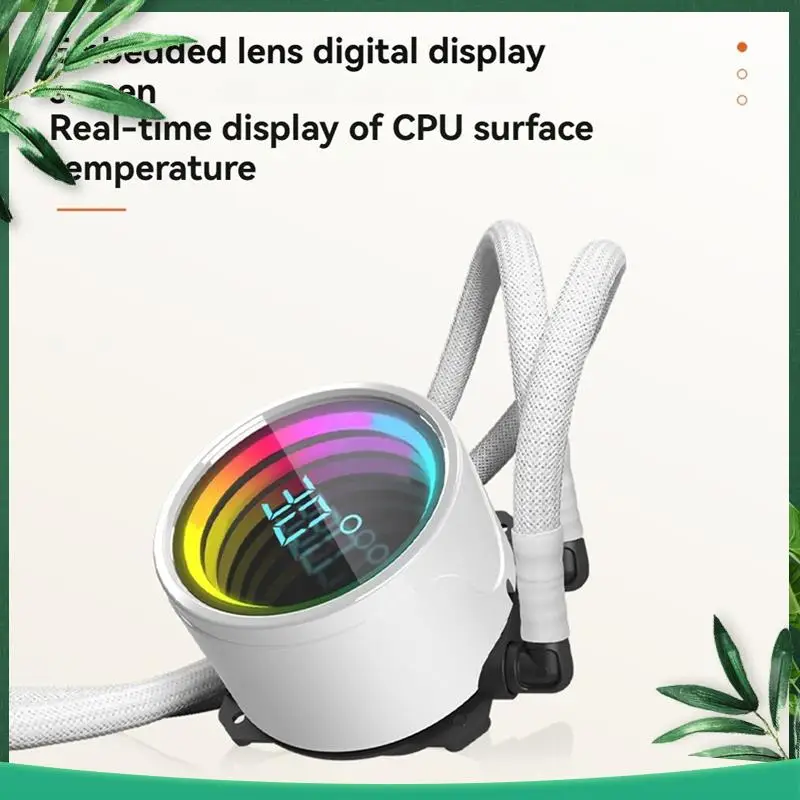 (NEW) T-240MMARGB Liquid CPU Water Cooling Temperature Display CPU Fan Computer Water Cooling B
(NEW) T-240MMARGB Liquid CPU Water Cooling Temperature Display CPU Fan Computer Water Cooling B