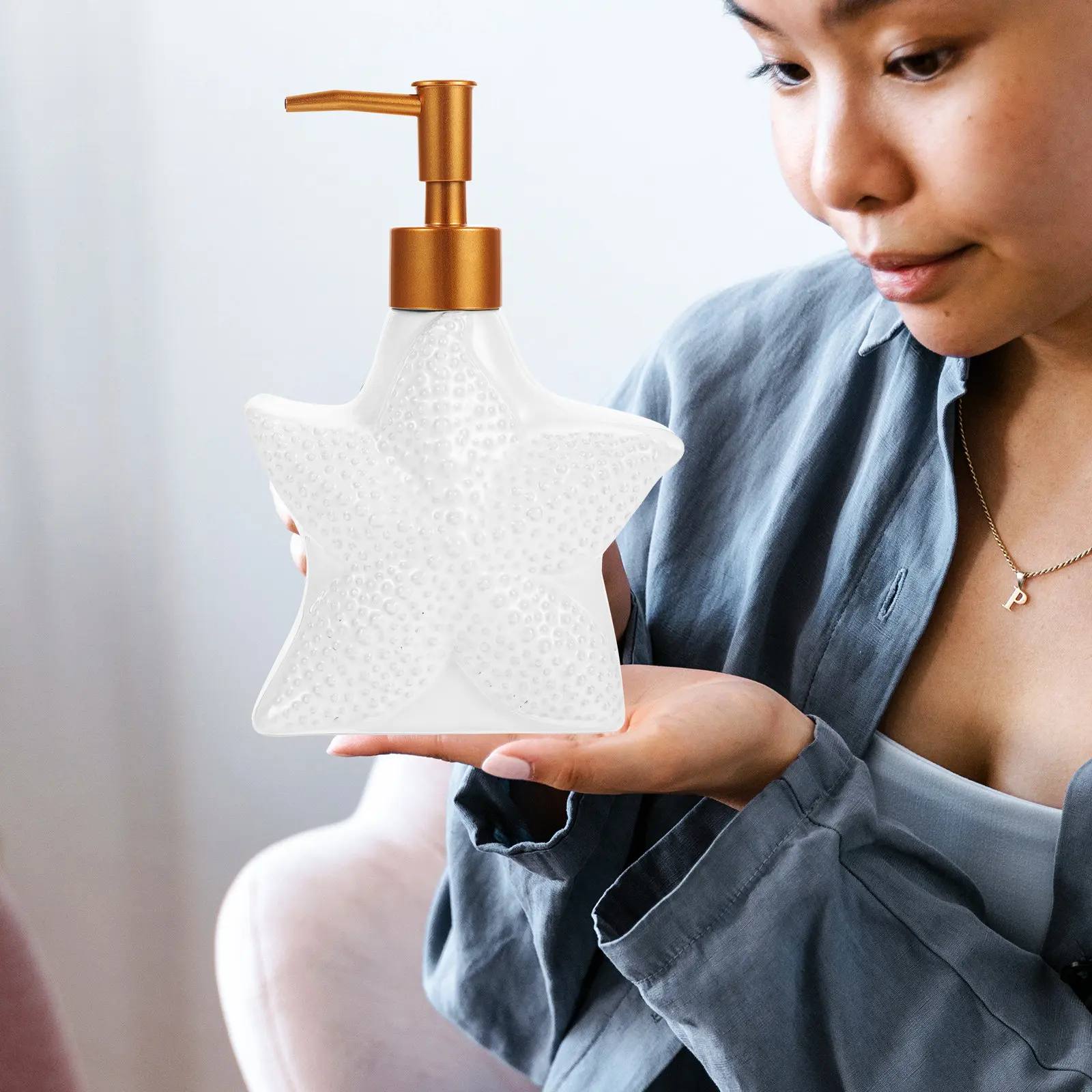 Sea Soap Dispenser 500Ml Manual Pump Bottle for Shampoo Shower Gel Liquid Soap Dispenser Bathroom Accessory
Sea Soap Dispenser 500Ml Manual Pump Bottle for Shampoo Shower Gel Liquid Soap Dispenser Bathroom Accessory