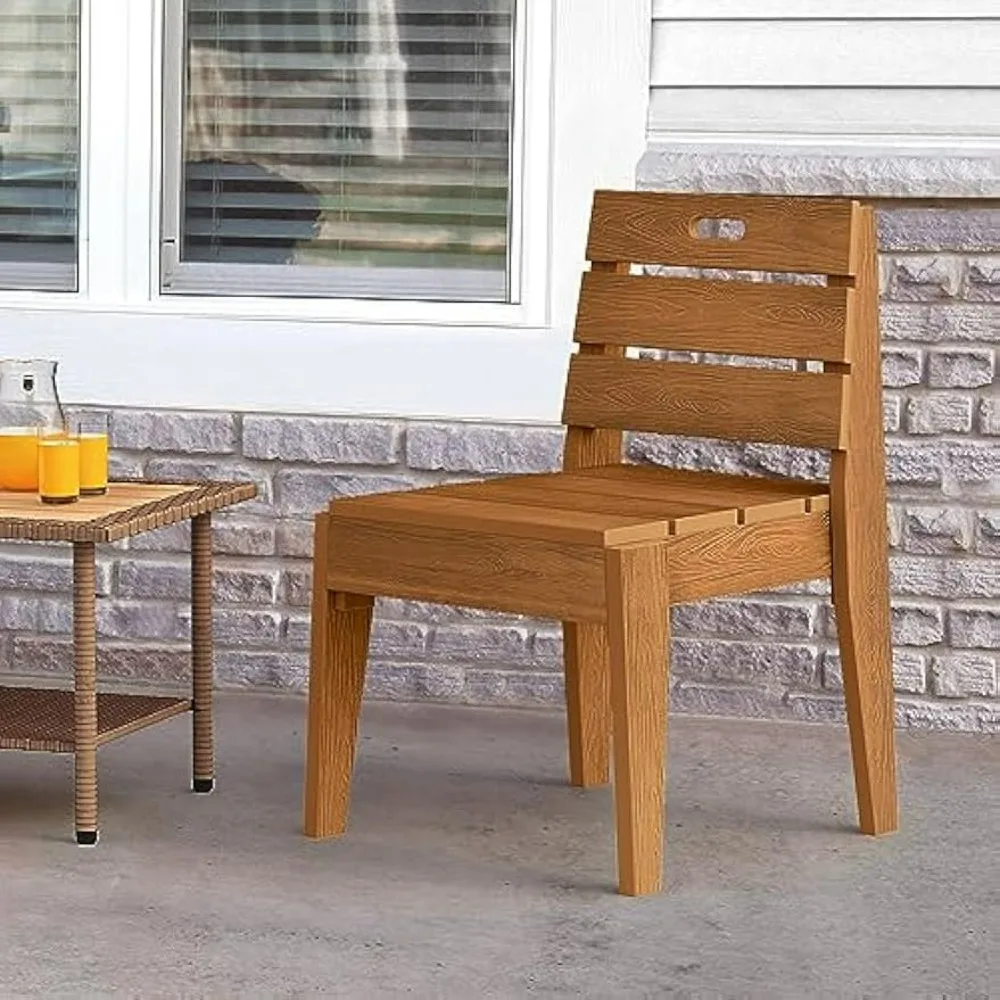 Garden Chair , Weather-Resistant Outdoor Patio Seating, Outdoor Dining Chair for Deck, Poolside and Backyard (Brown)
Garden Chair , Weather-Resistant Outdoor Patio Seating, Outdoor Dining Chair for Deck, Poolside and Backyard (Brown)