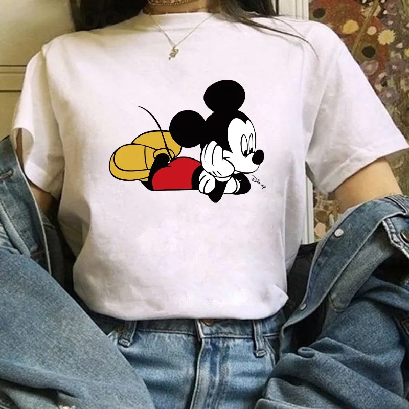 Mickey Minnie Mouse Disney Summer Women Print T Shirt Female Casual Top Tshirts Cartoon Graphic Tee T-Shirt Ladies Clothes 2024
Mickey Minnie Mouse Disney Summer Women Print T Shirt Female Casual Top Tshirts Cartoon Graphic Tee T-Shirt Ladies Clothes 2024